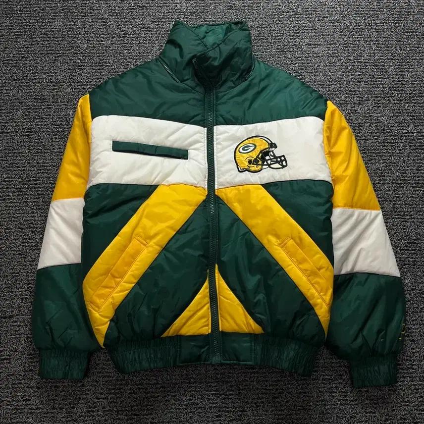 90s 프로플레이어 NFL 그렌베이 패커스 바시티 자켓 315 4