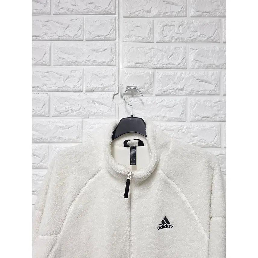 XL 아디다스 화이트 뽀글이 후리스 B828 6