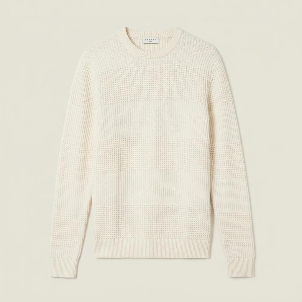 L 산드로 SANDRO 화이트 니트 B802 1