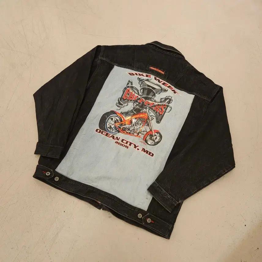 Clench jeans 바이크 위크 데님 자켓 2