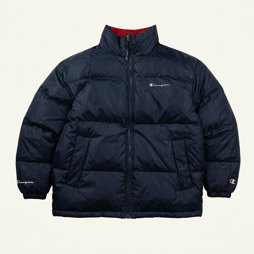 00s 챔피온 올드스쿨 양면 다운 푸퍼 패딩 (XL) 1