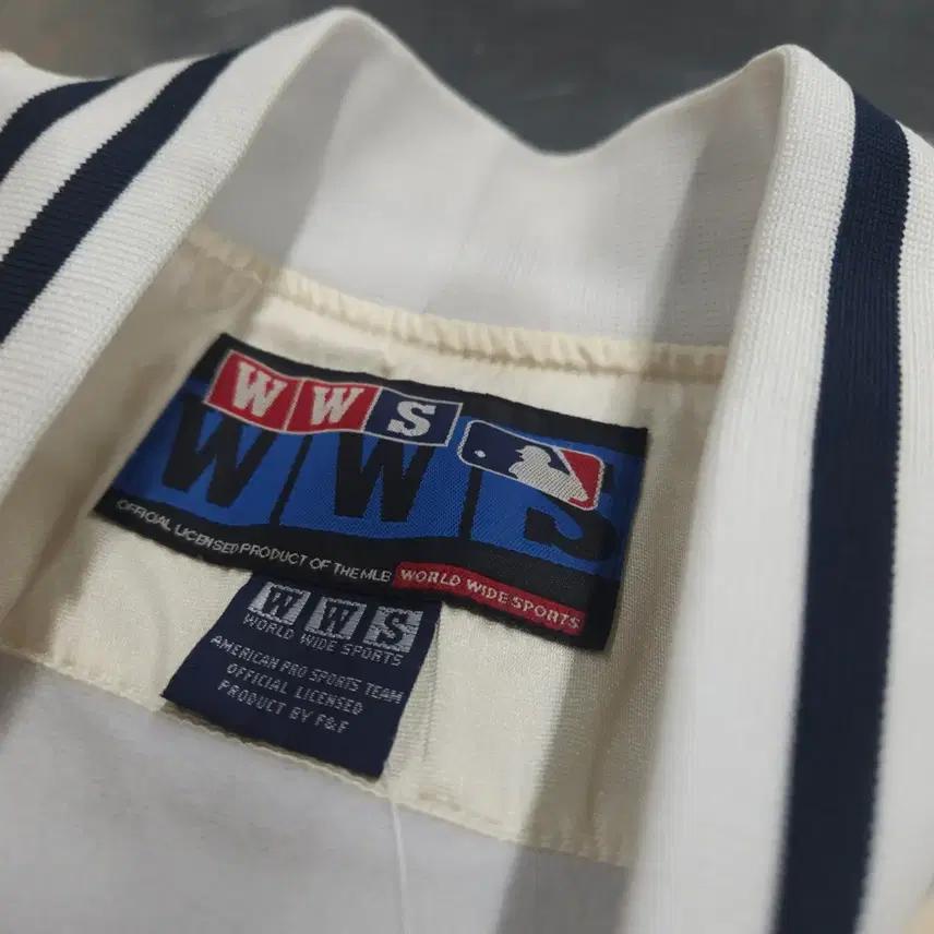 MLB WWS LA 다저스 빅로고 사틴 바시티 자켓 (L) 9