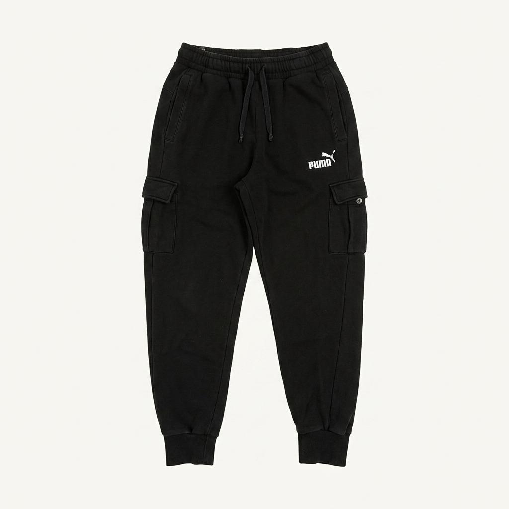푸마 블랙 카고 조거 팬츠 1