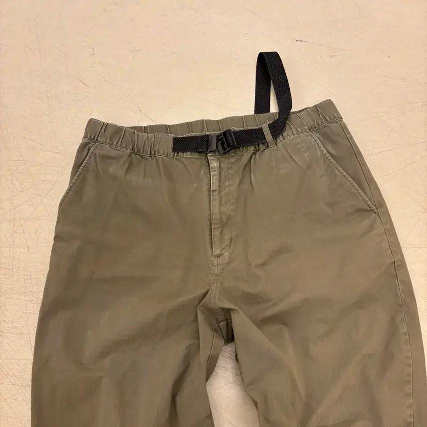 콜롬비아 카키 립스탑 코튼 팬츠 3