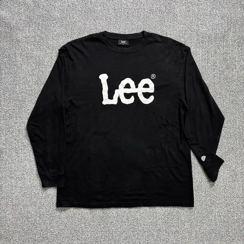Lee 블랙 빅로고 롱슬리브 2