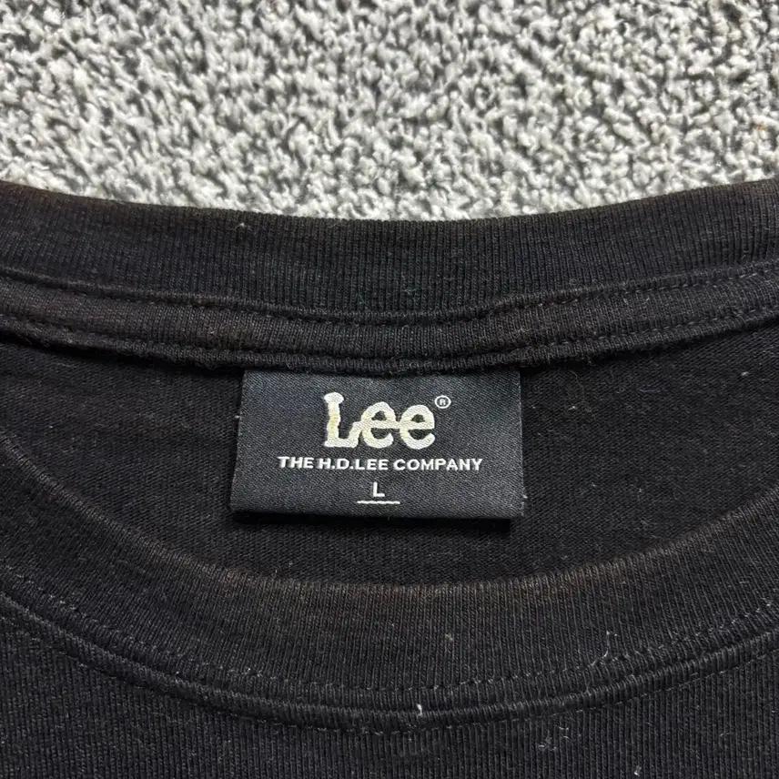 Lee 블랙 빅로고 롱슬리브 4