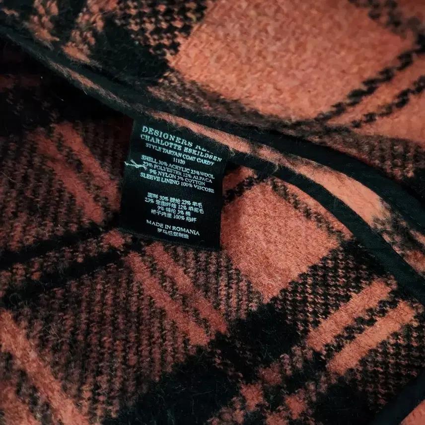 DESIGNERS REMIX 체크 코트 M 6