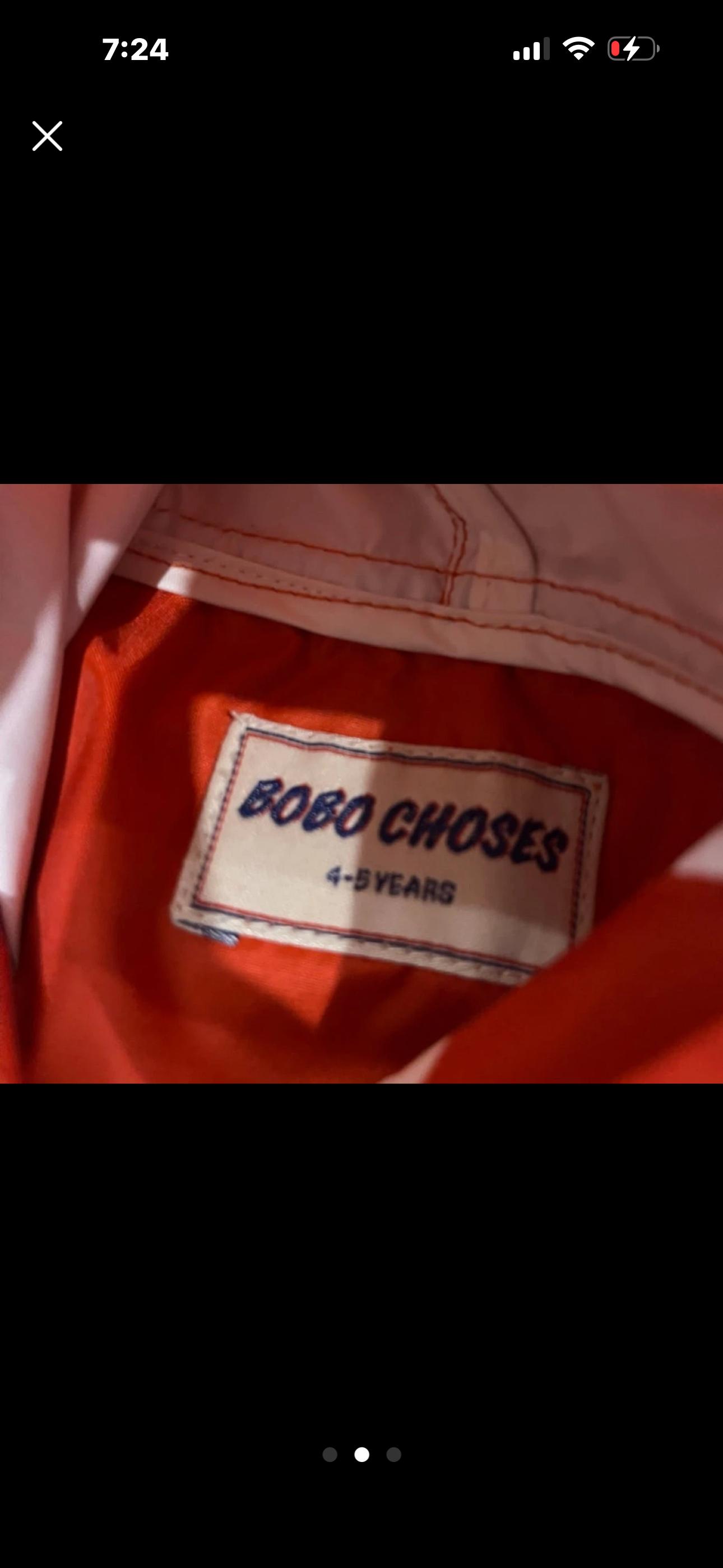 BOBO CHOSES 아동 우비 + 장화 세트 (4-5세)새상품 3