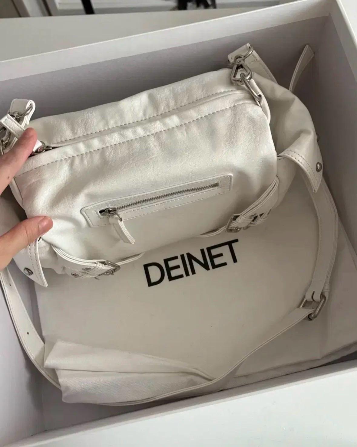 [최저가/새상품] DEINET 마뗑킴 가방, 화이트 숄더백 2