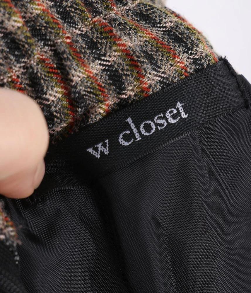 W CLOSET 더블 클로젯 폴리에스터 폴리우레탄 롱 스커트 여 (F) 11
