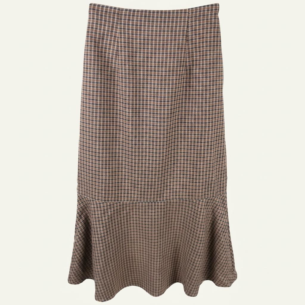 W CLOSET 더블 클로젯 폴리에스터 폴리우레탄 롱 스커트 여 (F) 1
