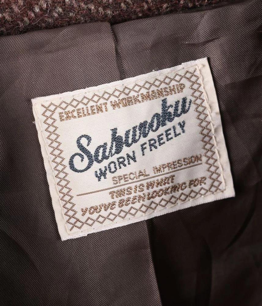 SABUROKU 사부로쿠 울 나일론 코트 여 (M) 3