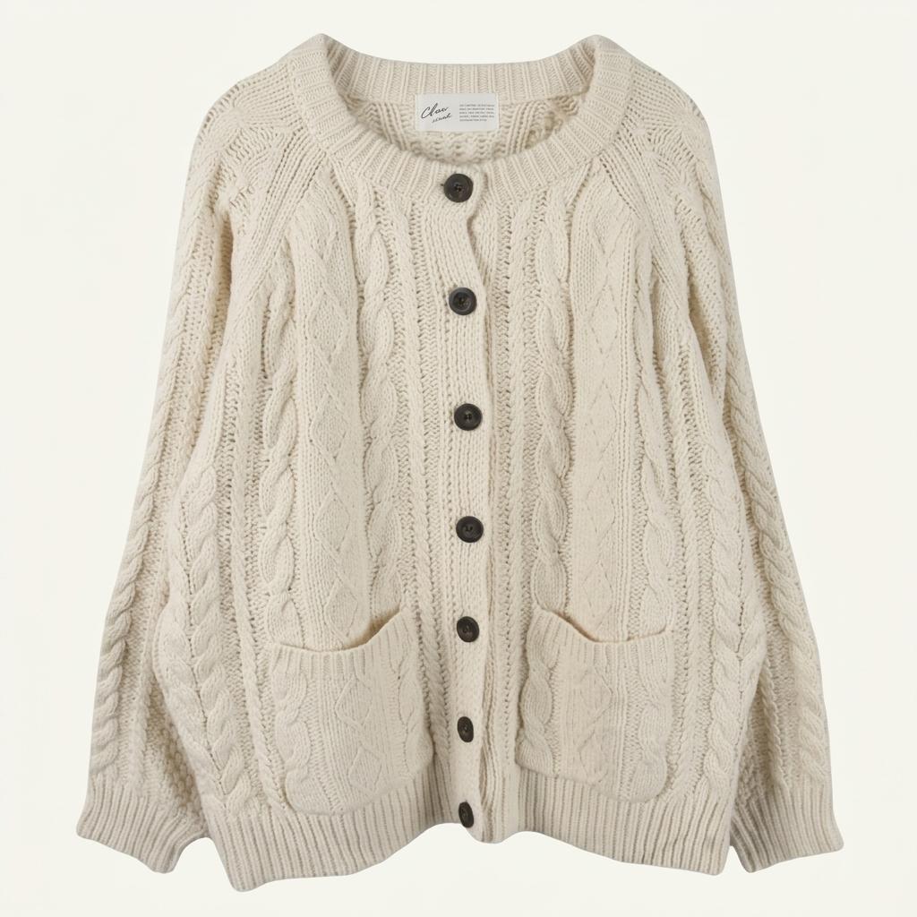 CHACO CLOSET 아크릴 100% 가디건 여 (F) 1