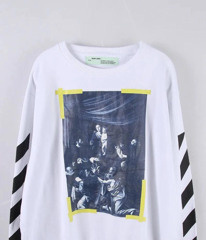 OFF WHITE 오프 화이트 코튼 100% 맨투맨 새 제품 남 (XL) 4
