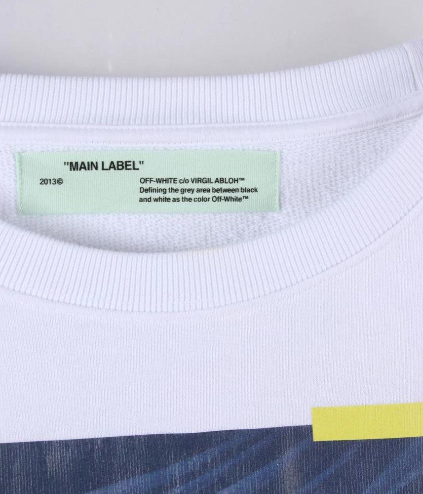 OFF WHITE 오프 화이트 코튼 100% 맨투맨 새 제품 남 (XL) 8