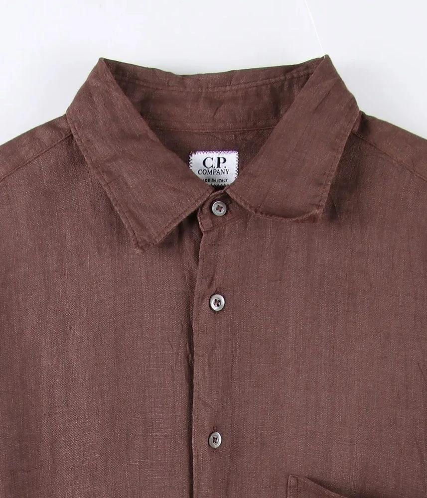 C.P. COMPANY - made in ITALY 시피 컴파니 린넨 셔츠 남 (L) 6