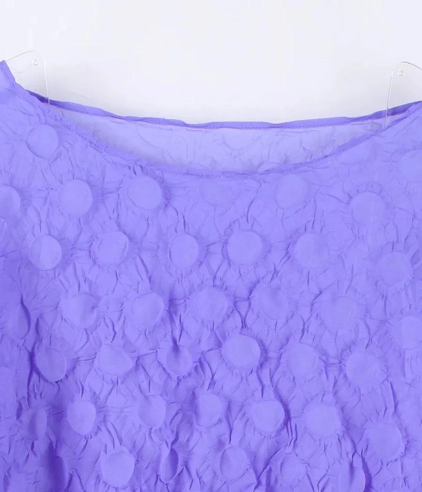 ISSEY MIYAKE 이세이 미야케 폴리에스터 100% 블라우스 여 (M) 4