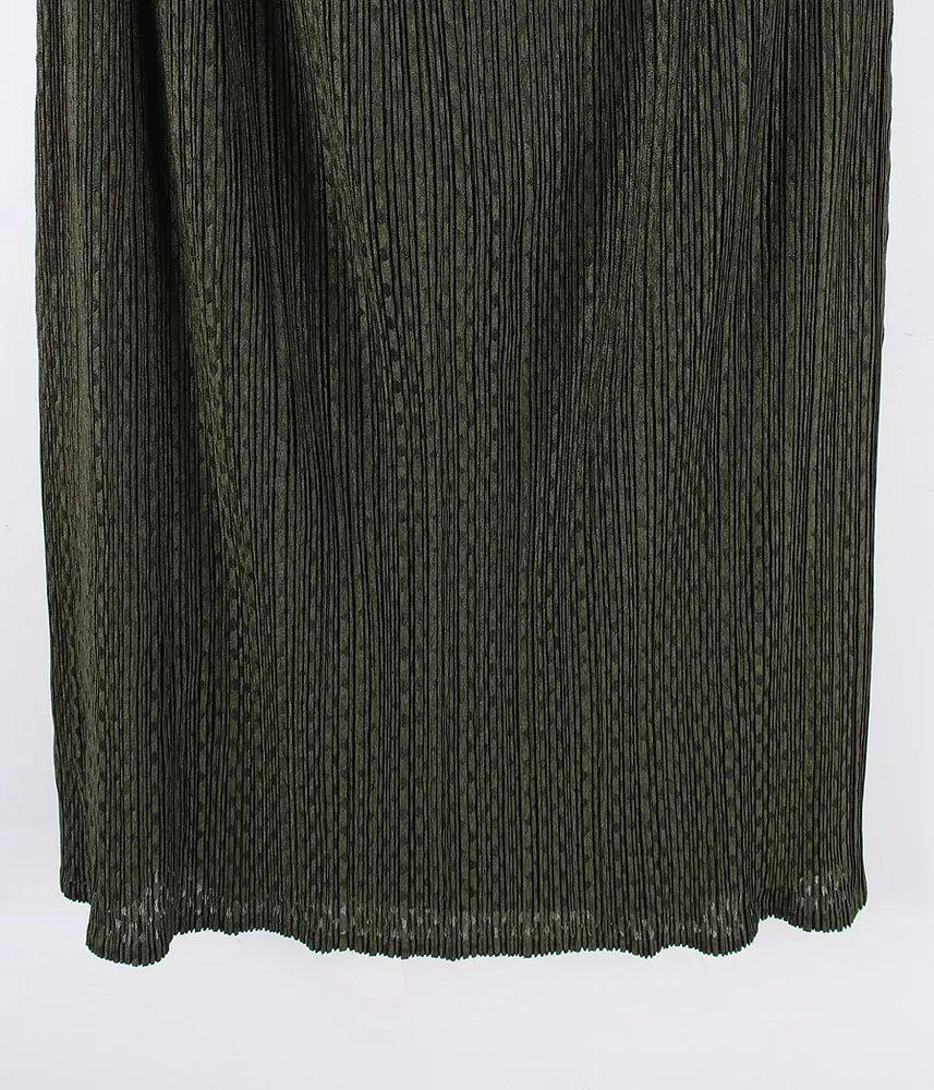 PLEATS PLEASE 플리츠 플리즈 폴리에스터 100% 롱 스커트 여 (M) 4