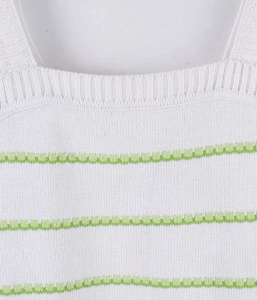 COURREGES 꾸레쥬 코튼 니트 베스트 여 (M) 6
