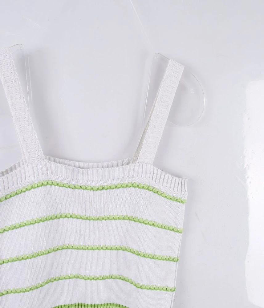 COURREGES 꾸레쥬 코튼 니트 베스트 여 (M) 10