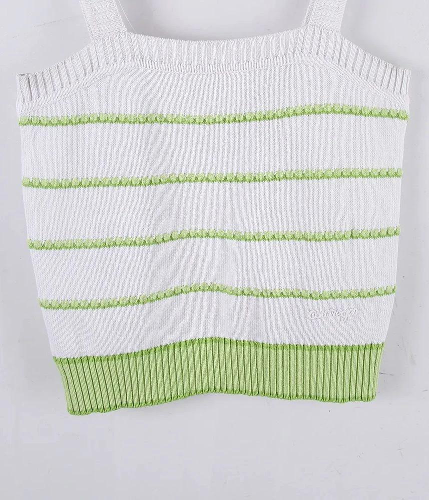 COURREGES 꾸레쥬 코튼 니트 베스트 여 (M) 5