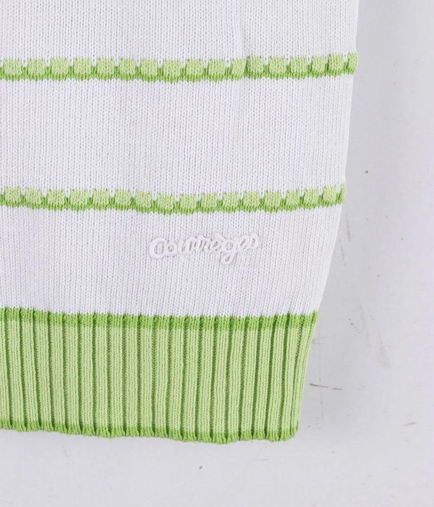 COURREGES 꾸레쥬 코튼 니트 베스트 여 (M) 9