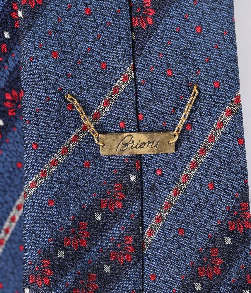 BRIONI - made in ITALY 브리오니 실크 100% 넥타이 남 (F) 5