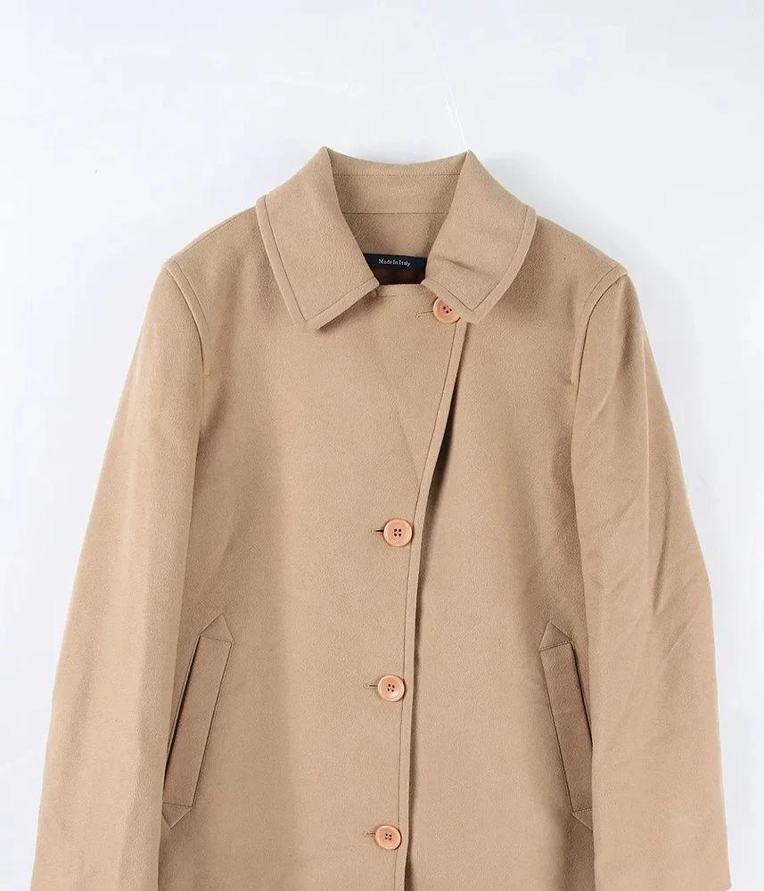 BURBERRY - made in ITALY 버버리 울 캐시미어 코트 여 (M) 4