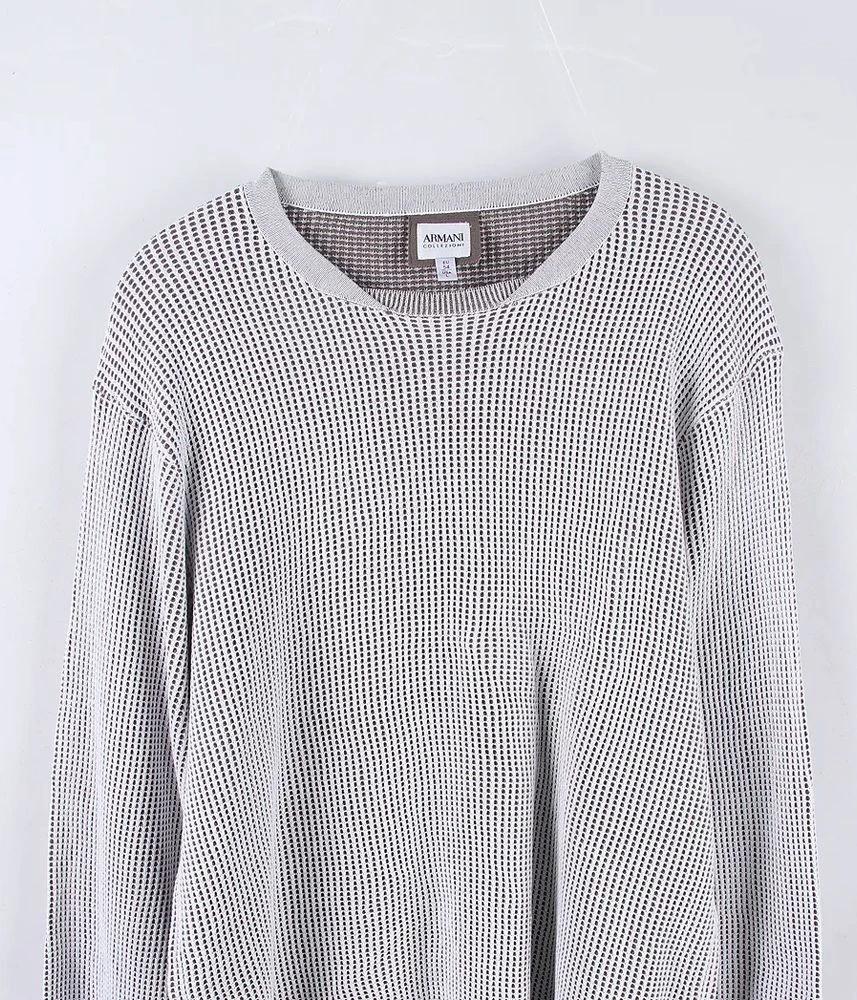 ARMANI COLLEZIONI 알마니 꼴레지오니 코튼 비스코스 니트 남 (L) 4