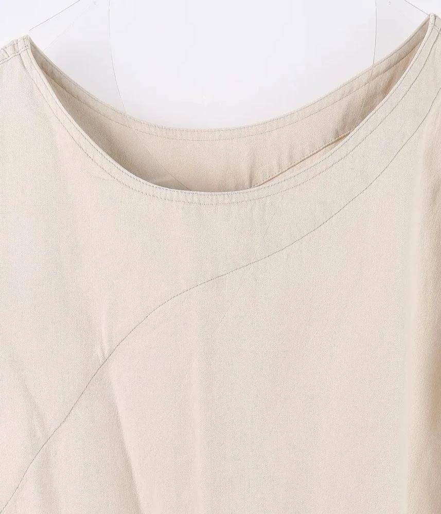 YOHJI YAMAMOTO 요지 야마모토 코튼 린넨 원피스 여 (S) 5