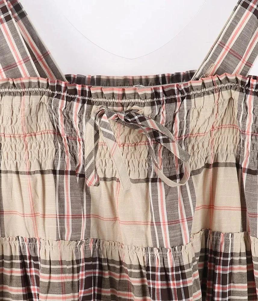 BURBERRY 버버리 코튼 폴리에스터 미니 원피스 여 (M) 6