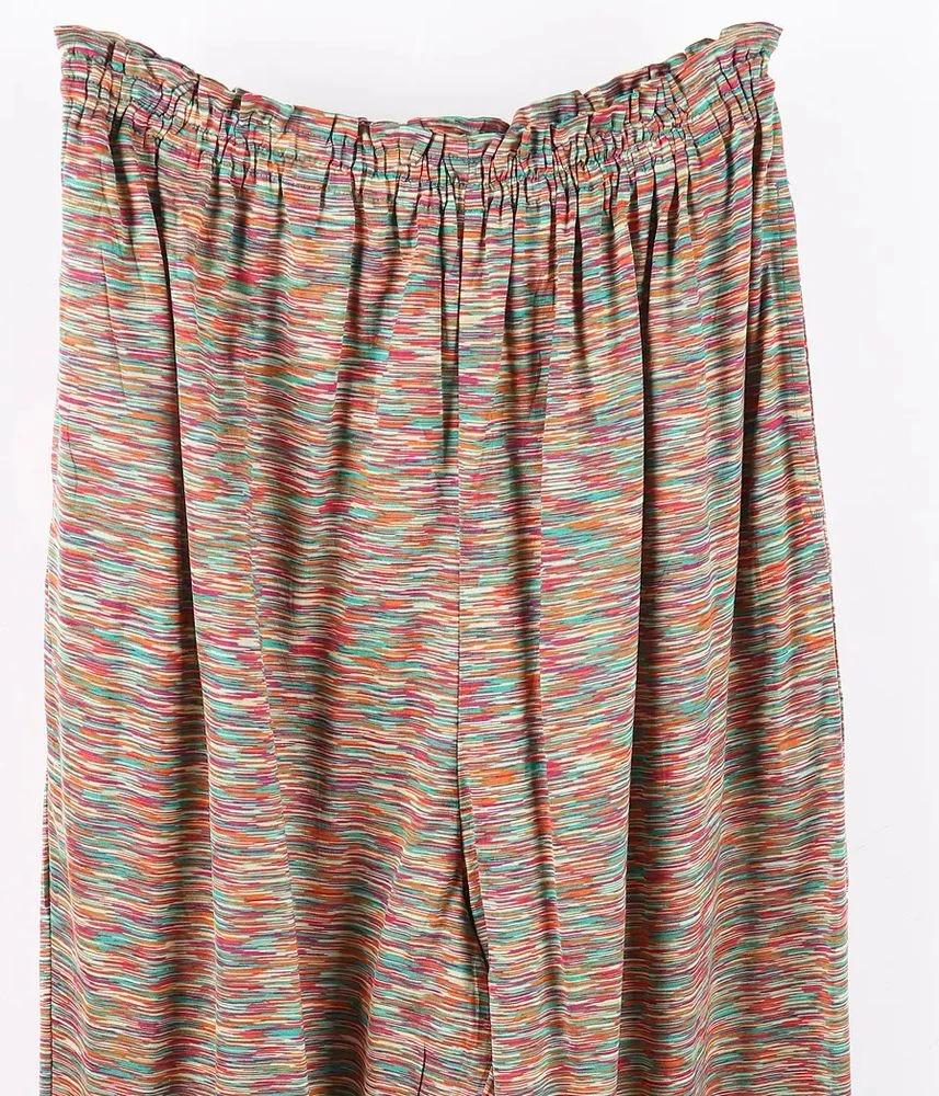 MISSONI 미쏘니 코튼 100% 롱 팬츠 새 제품 여 (L) 4