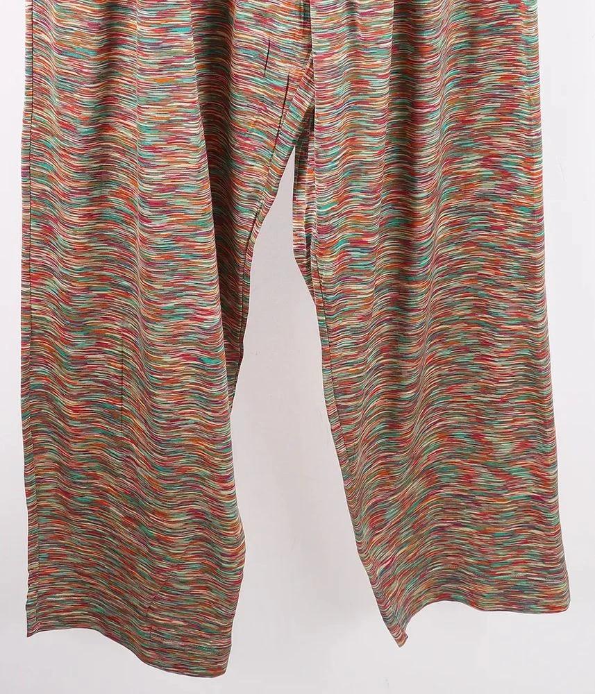 MISSONI 미쏘니 코튼 100% 롱 팬츠 새 제품 여 (L) 5