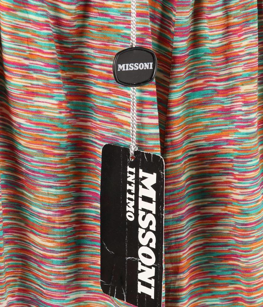 MISSONI 미쏘니 코튼 100% 롱 팬츠 새 제품 여 (L) 10
