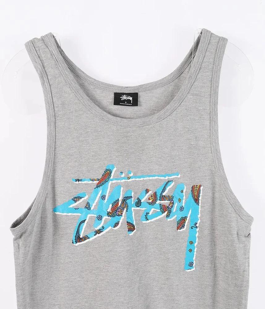 STUSSY 스투시 코튼 폴리에스터 민소매 티셔츠 여 (S) 4
