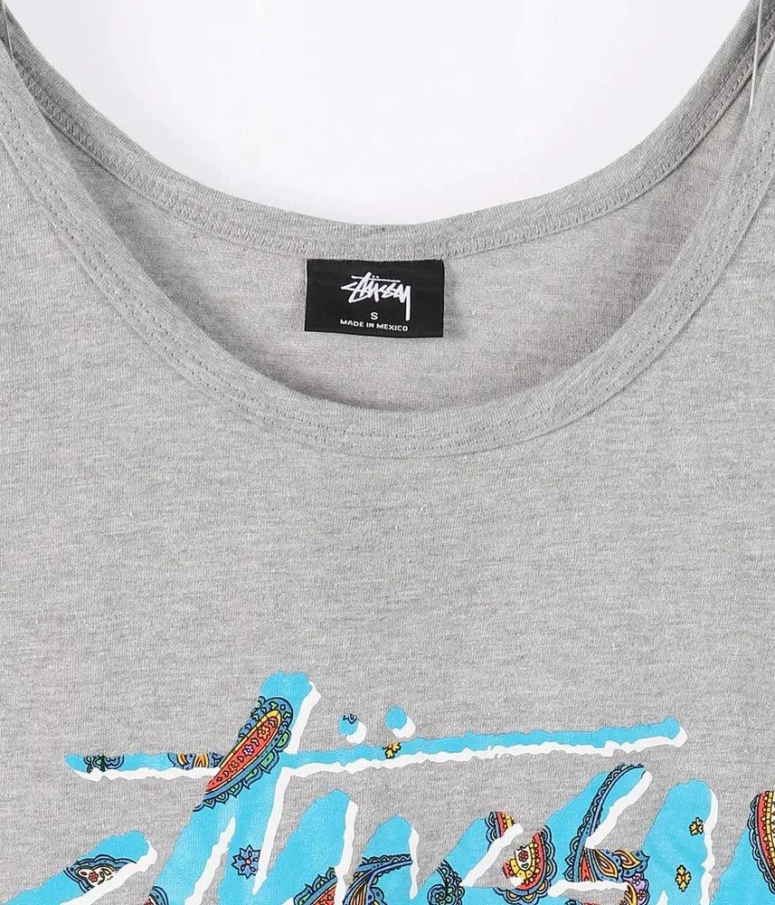 STUSSY 스투시 코튼 폴리에스터 민소매 티셔츠 여 (S) 6