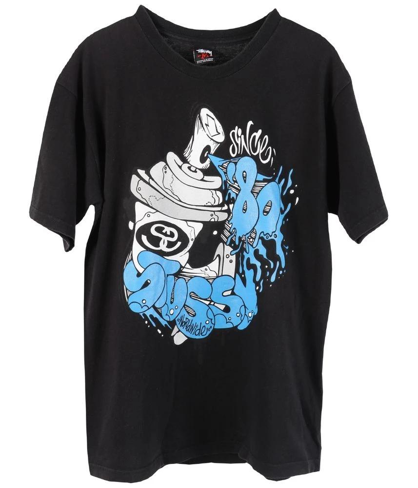 STUSSY 스투시 코튼 100% 반팔 티셔츠 공용 (M) 2