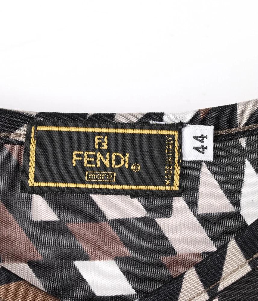FENDI - made in ITALY 펜디 폴리에스터 100% 반팔 티셔츠 여 (XS) 8
