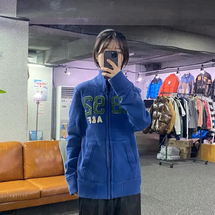 아베크롬비 앤 피치 1892 블루 집업 B4184 2