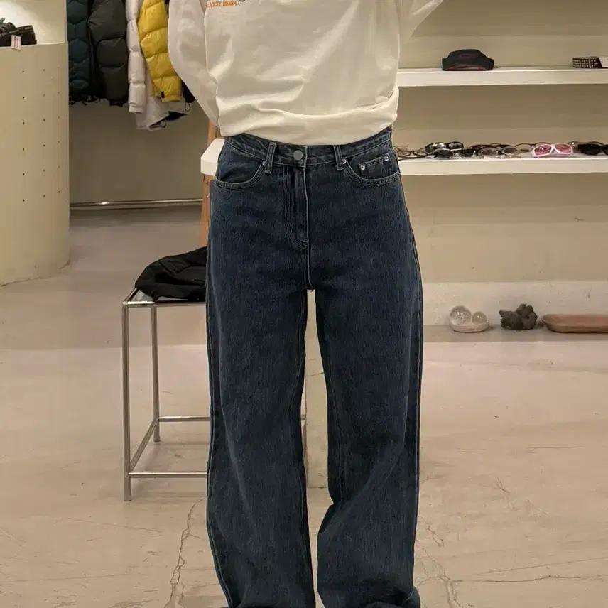 빈티지 스트레이트 중청 데님 팬츠 U880 2
