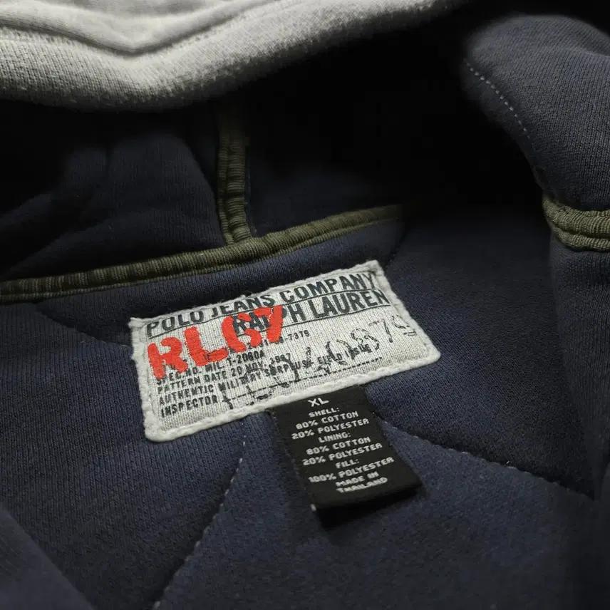 폴로 랄프로렌 아메카지 퀼팅 후디 점퍼 (XL) 7