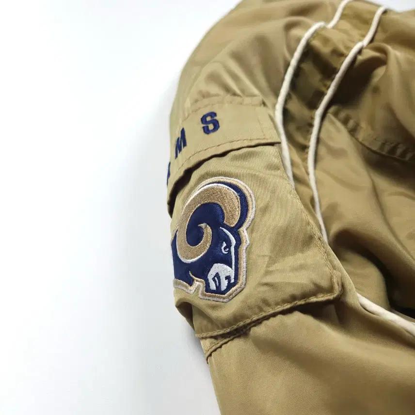 00s 스타터 NFL 세인트루이스 램스 슈퍼볼 바시티 자켓 (XL) 4