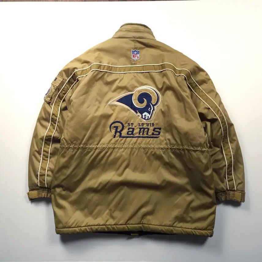 00s 스타터 NFL 세인트루이스 램스 슈퍼볼 바시티 자켓 (XL) 3