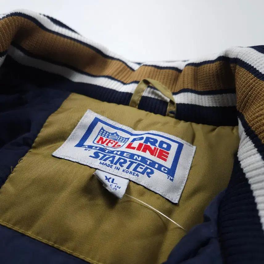 00s 스타터 NFL 세인트루이스 램스 슈퍼볼 바시티 자켓 (XL) 9