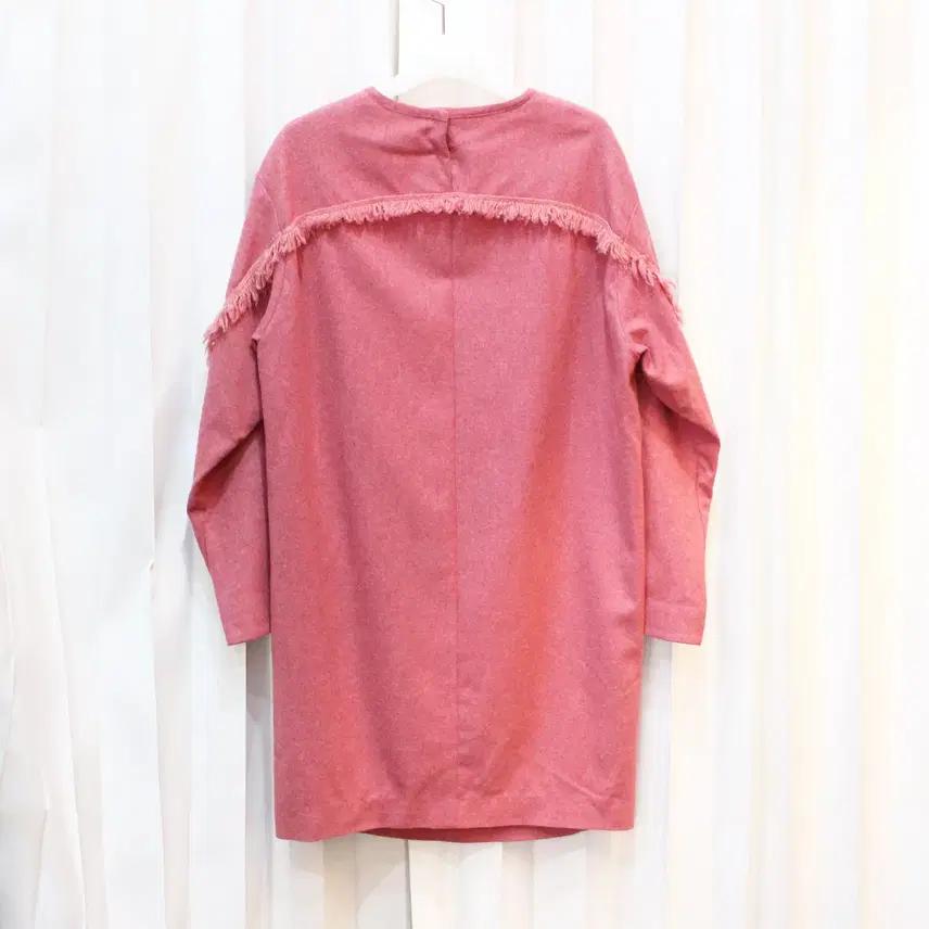 M 한섬 BIRD 프린지장식 모직 원피스 a953 5