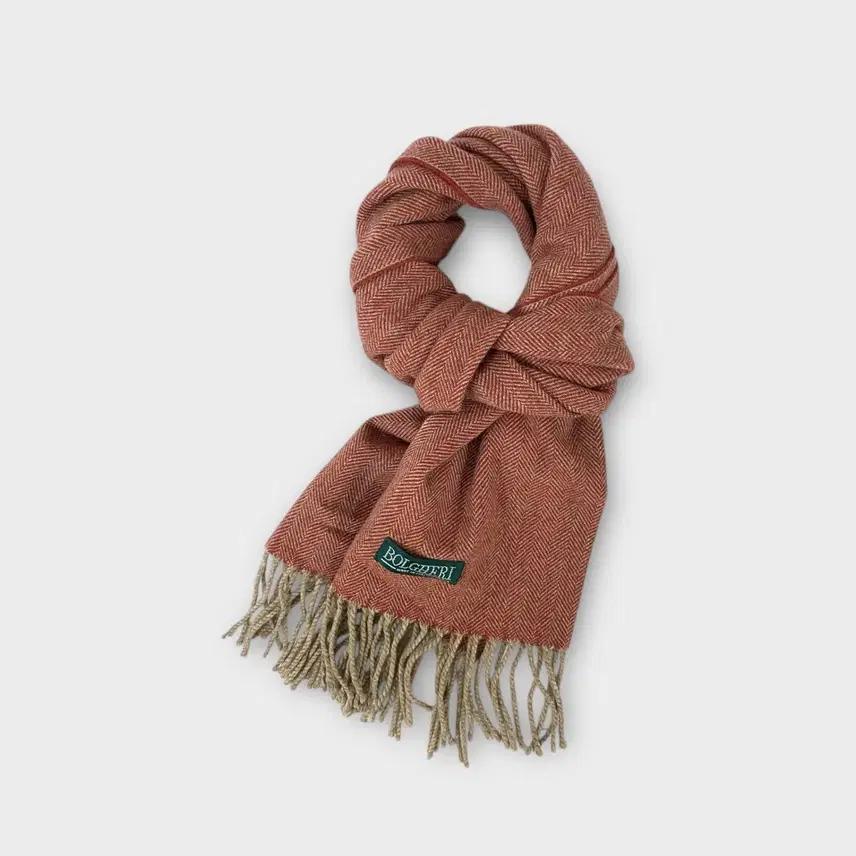 [M19] BOLGHERI 헤링본 캐시미어 100 머플러 3