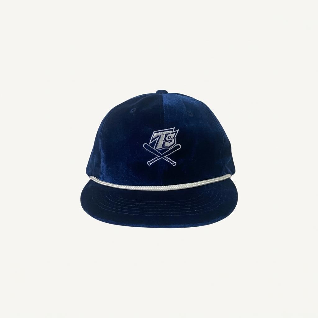 [1513] TS 네이비 벨벳 야구 스냅백 1