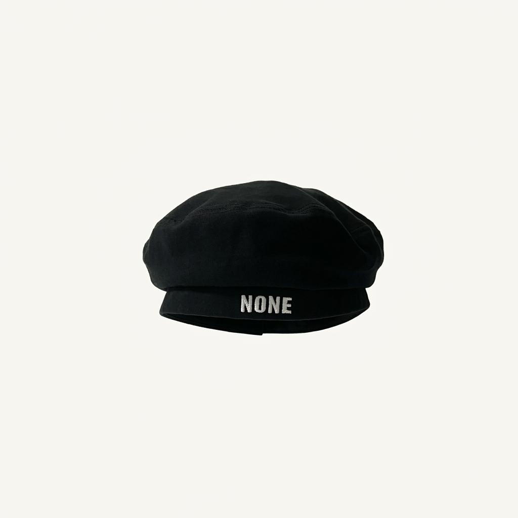 [1250] NONE 코튼 베이직 베레모 1