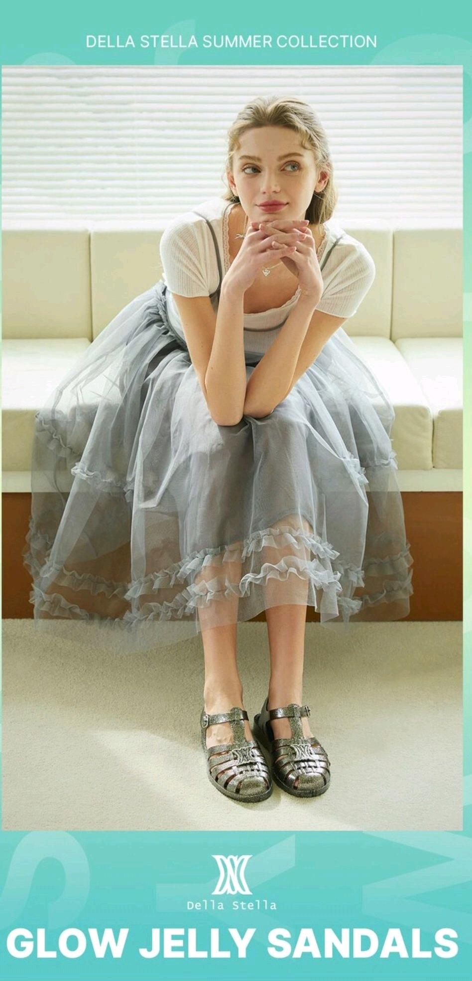 [델라스텔라] 글로우 젤리 샌들 3
