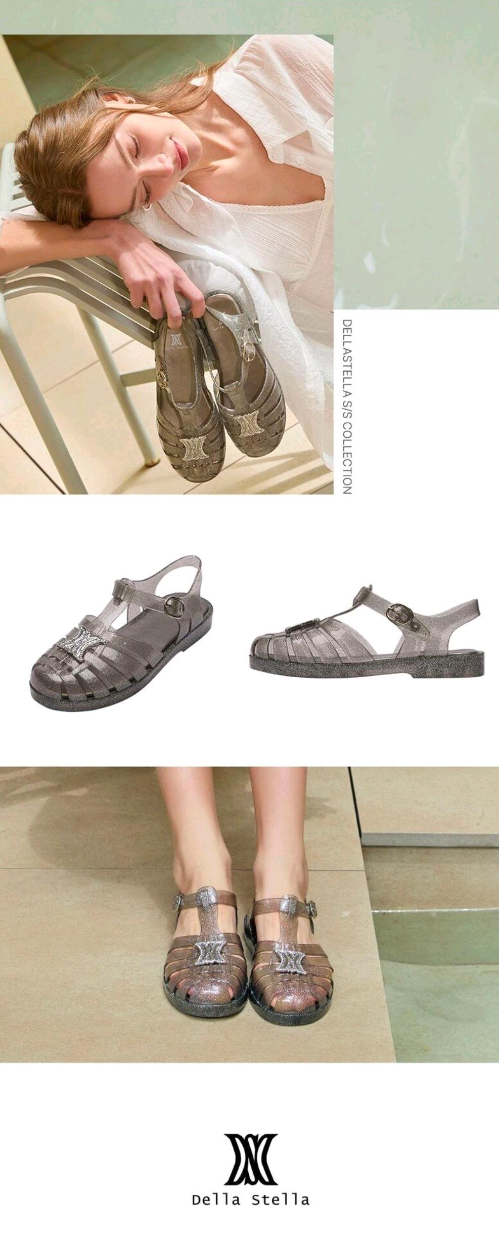 [델라스텔라] 글로우 젤리 샌들 5
